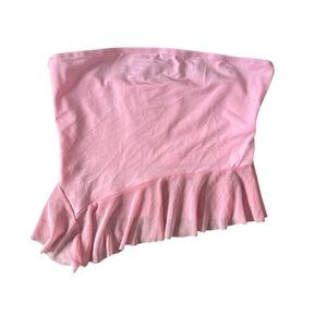 Baby Pink TubeTop with Ruffles